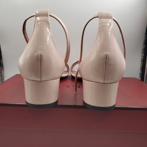 bally cloto calf patent leather women shoes sandals petal bnwt - Picture 11 of 12